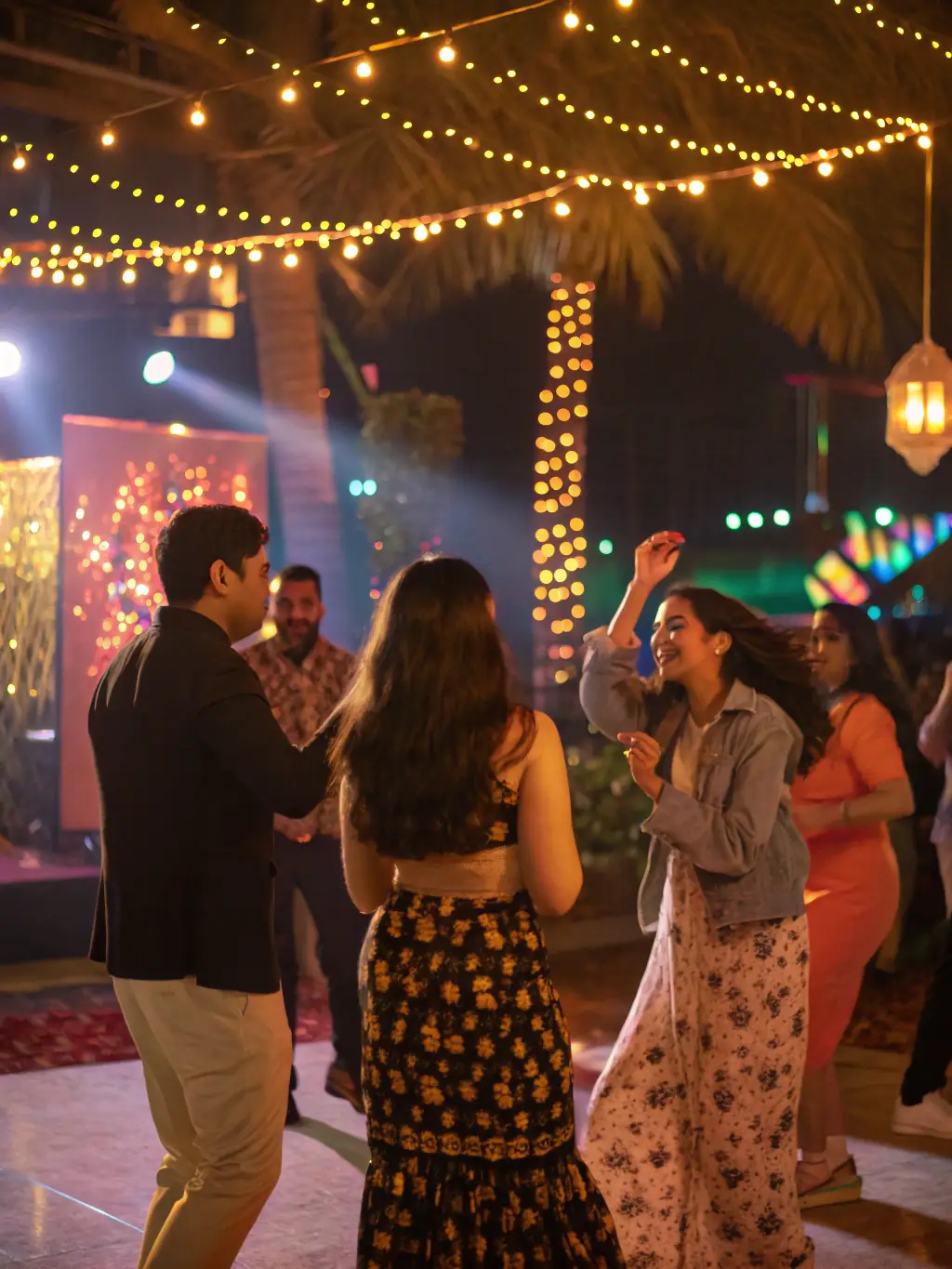 A vibrant image of participants laughing and interacting during a break at a Ballades et Contredanses event, highlighting the sense of community and social connection fostered through shared passion for historical dance.